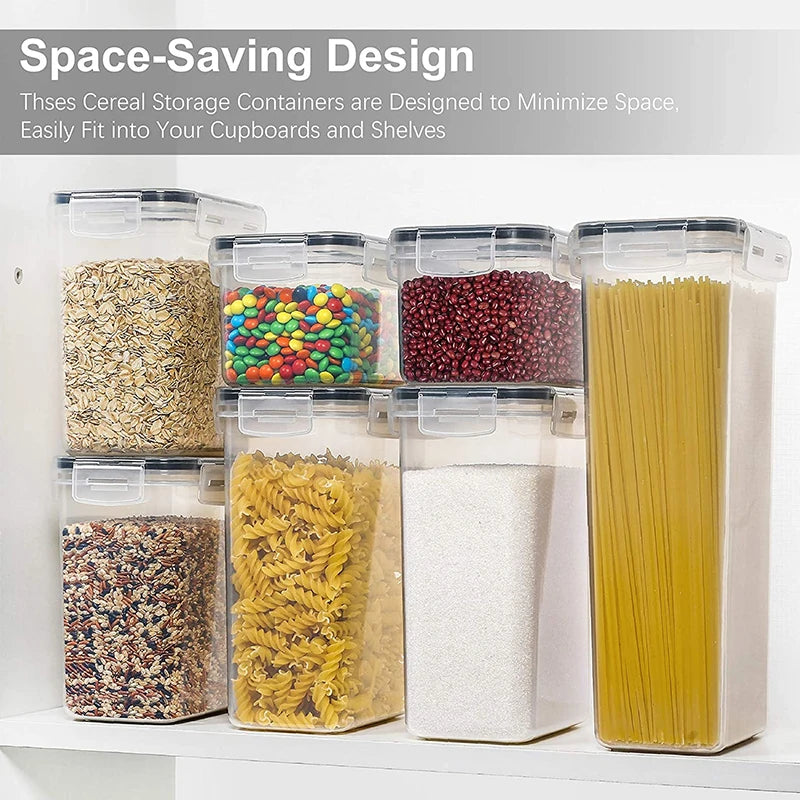 7 Pack Airtight Plastic Safe Food-grade BPA-free Recycle Eco-friendly PP Food Container Silicon Sealed Box