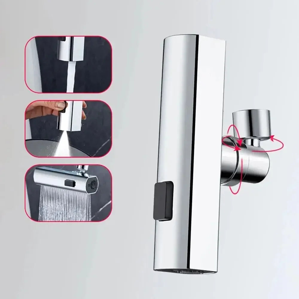 Three Level Waterfall Universal Faucet