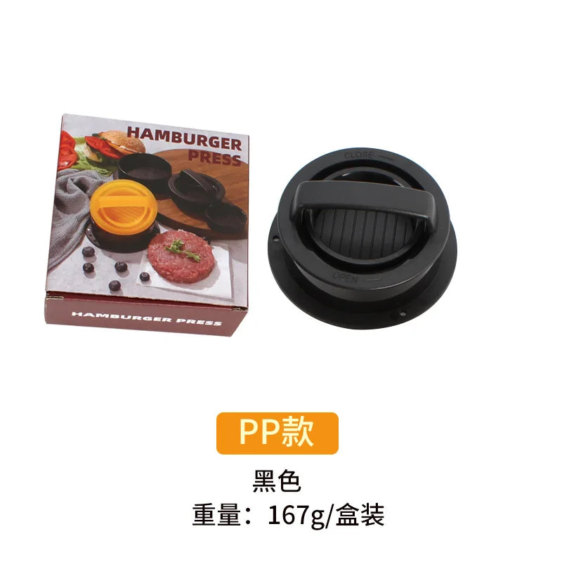DIY Hamburger Maker Press Round Shape Non-Stick Chef Cutlets Hamburger Meat Beef Grill Burger Press Patty Maker Mold Fish