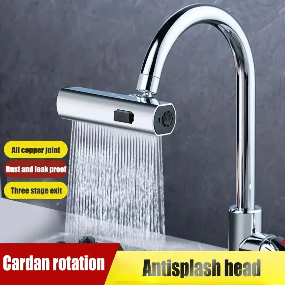 Three Level Waterfall Universal Faucet