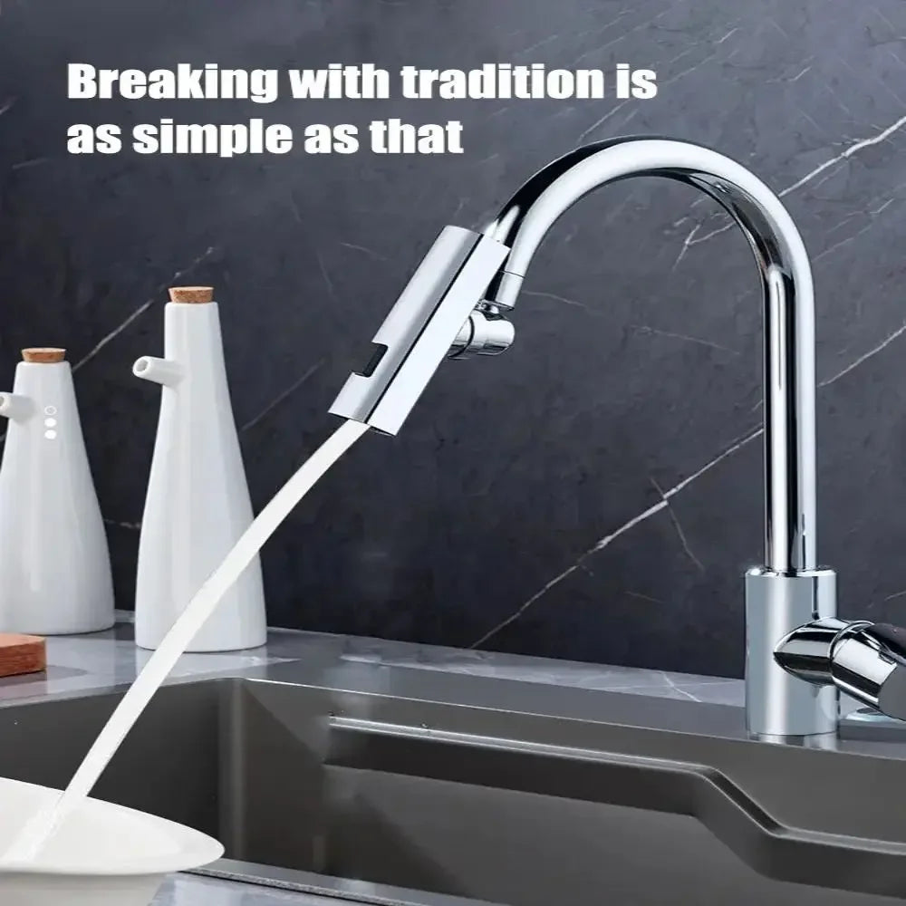 Three Level Waterfall Universal Faucet
