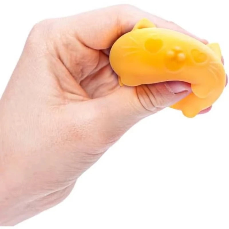 Schylling NEEDOH Cool Cat Squishy Toys Slow Rise Stress Relief Ball Sensory Fidget Toys for Adult Kids Anti-Anxiety Sensory Toys