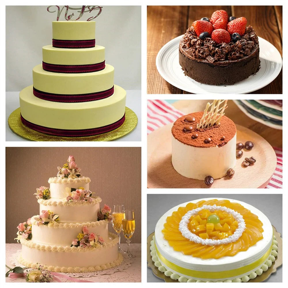 1/3/4pcs Cake Mold 4/6/8/10 inch Silicone Round Non-stick Tray Suitable for Kitchen Baking Cakes Reusable Kitchen Tools