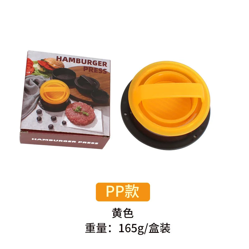 DIY Hamburger Maker Press Round Shape Non-Stick Chef Cutlets Hamburger Meat Beef Grill Burger Press Patty Maker Mold Fish