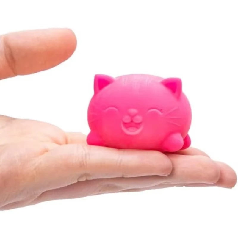 Schylling NEEDOH Cool Cat Squishy Toys Slow Rise Stress Relief Ball Sensory Fidget Toys for Adult Kids Anti-Anxiety Sensory Toys